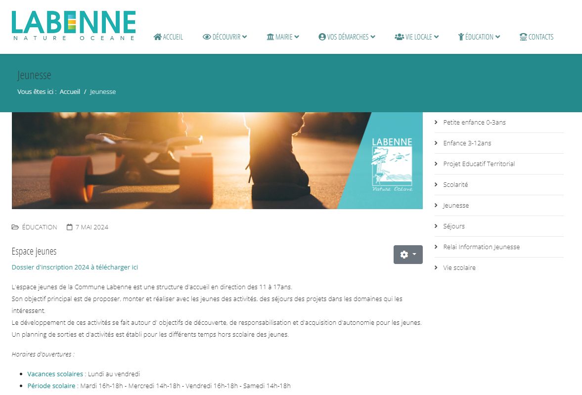 Espace jeunesse Labenne